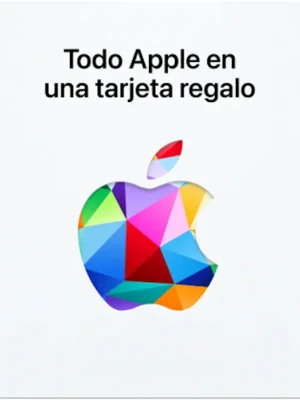 Tarjeta regalo de Apple.